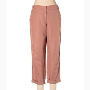 Ann Taylor Loft Salmon Linen Pants